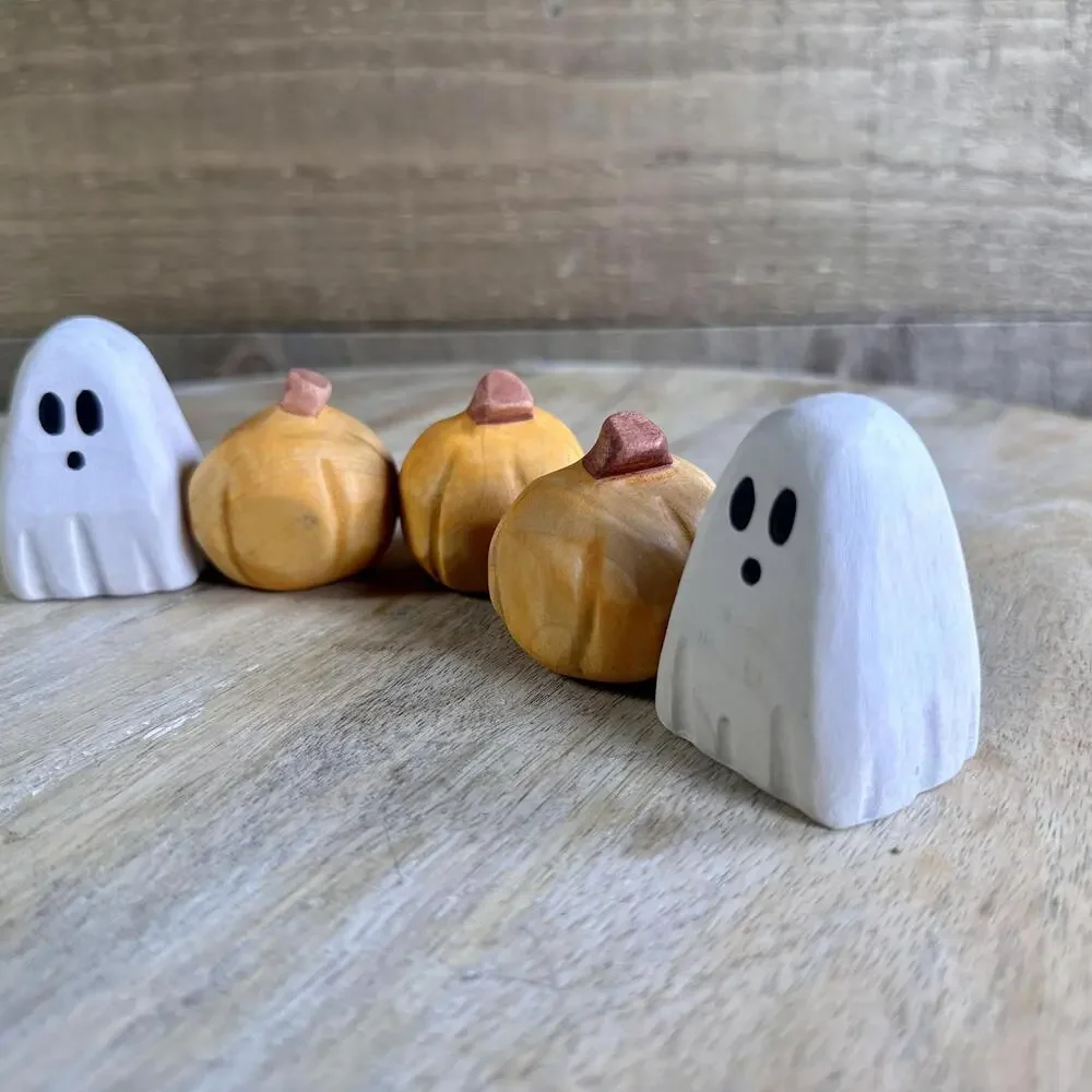 Nom Handcrafted - Wood Halloween Playscape Waldorf Montessori Open Ended Toys - Picture 3 of 10